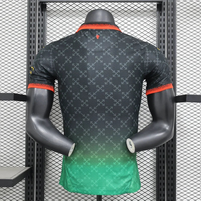 AC Milan x Off-White Jersey (Black-Green) 2025 | Player Version