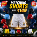 Get Matching Shorts for Your Jersey – Just ₹149