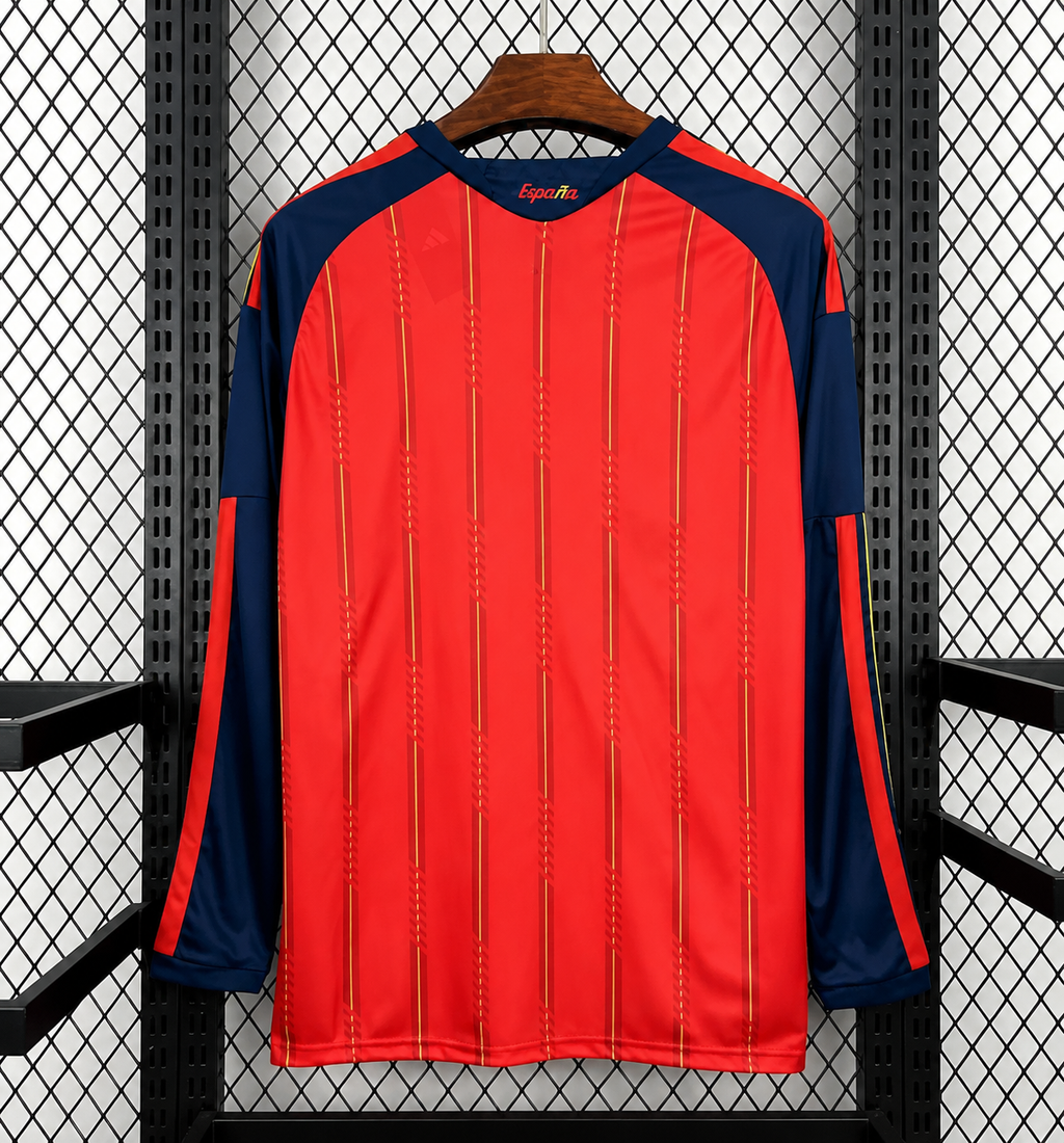 Spain Home World Cup 2026 Fan Version Full Sleeve Jersey