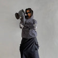 Uibok Newspaper Upside down Hoodie for summer