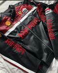 Olympus Motorcycles Leather Jacket – Premium Black & Red Biker Jacket for Men | Riding Gear for Motorcyclists
