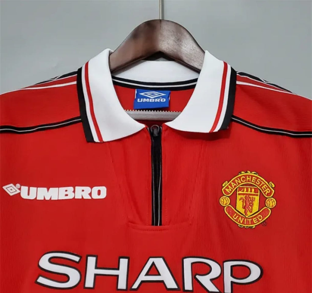 Manchester United 1998-99 Home Half Sleeve | Retro Jersey