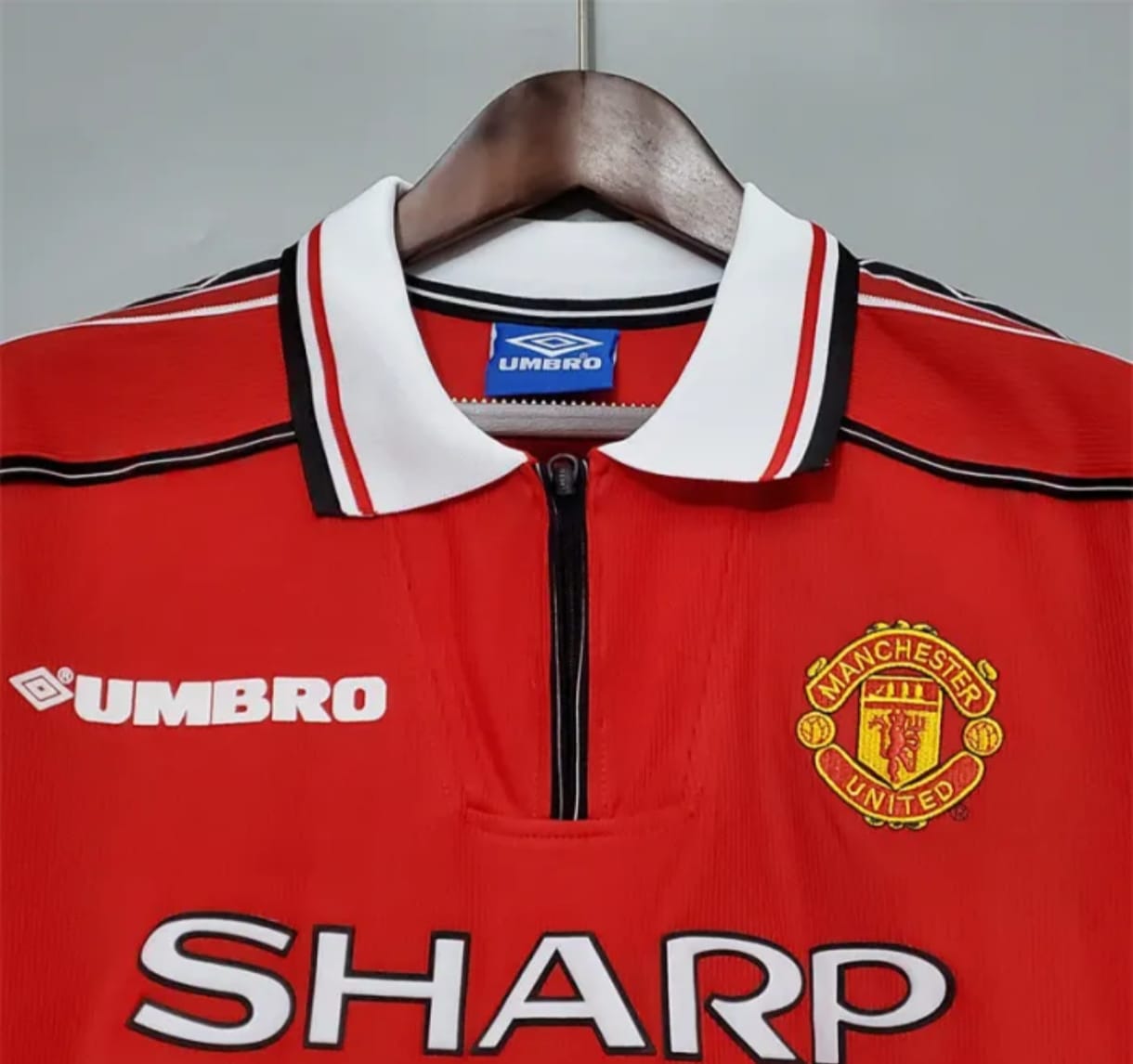 Manchester United 1998-99 Home Half Sleeve | Retro Jersey